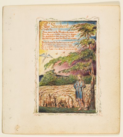 Songs of Innocence and of Experience: The Shepherd by William Blake