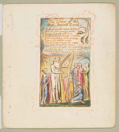Songs of Innocence and of Experience: Voice of the Ancient Bard by William Blake