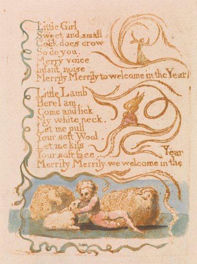 Spring (Plate 26) by William Blake