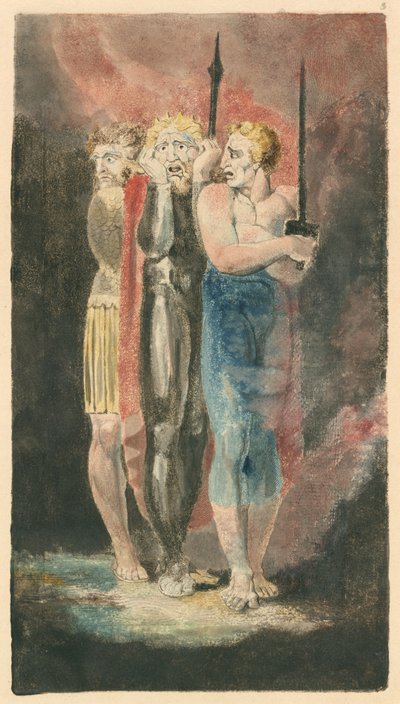 The Accusers of Theft, Adultery, Murder War by William Blake