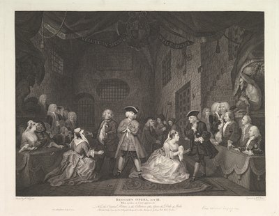 The Beggars Opera, Act III by William Blake