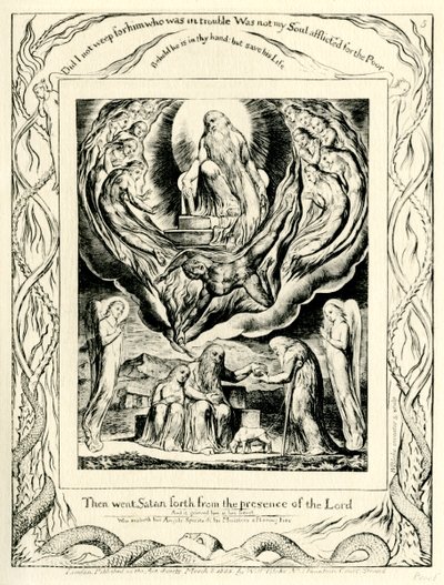 The Book of Job 2:7 (Illustrated by William Blake) by William Blake