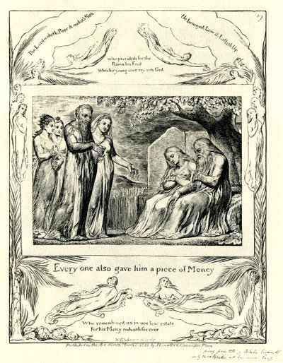 The Book of Job 42:11 (Illustrated by William Blake) by William Blake