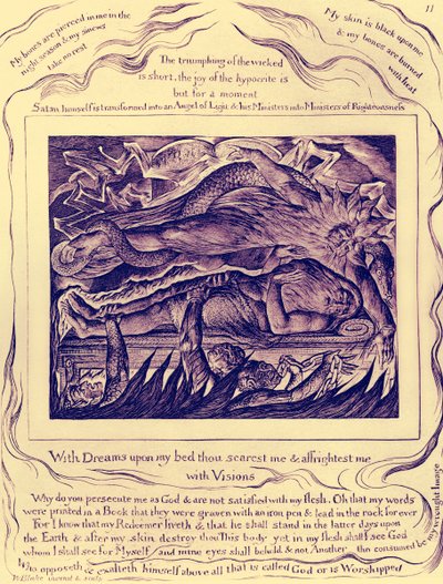 The Book of Job Illustrations by William Blake