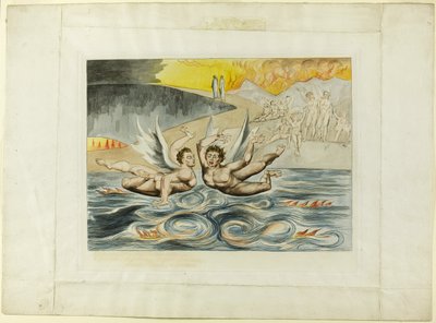 The Circle of the Corrupt Officials; the Devils Mauling Each Other (Inferno, Canto XXII) by William Blake