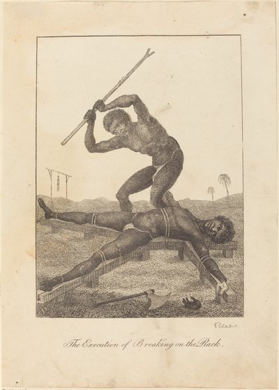 The Execution of Breaking on the Rack by William Blake