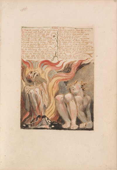 The First Book of Urizen, Plate 14, 7. From the Caverns of His Jointed Spine.... (Bentley 11) by William Blake