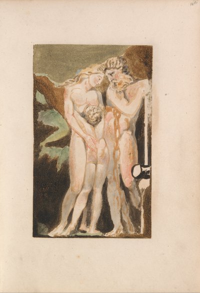 The First Book of Urizen, Plate 18 (Bentley 21) by William Blake