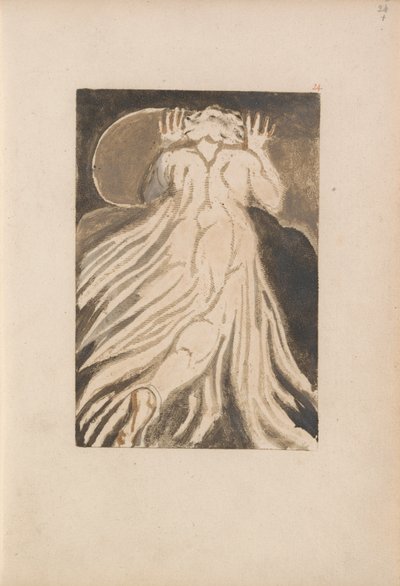 The First Book of Urizen, Plate 28 (Bentley 27) by William Blake