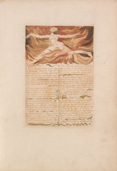 The First Book of Urizen, Plate 5, Chap- 1 (Bentley 3) by William Blake