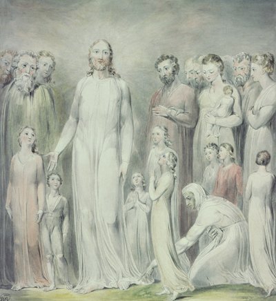 The Healing of the Woman with an Issue of Blood by William Blake