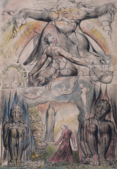 The Mission of Virgil, Illustration from Canto 2 of 