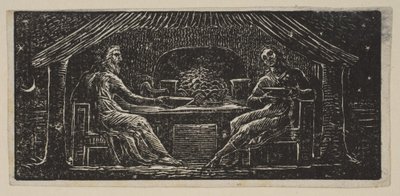Thenot and Colinet Eat Their Evening Meal, from Thornton