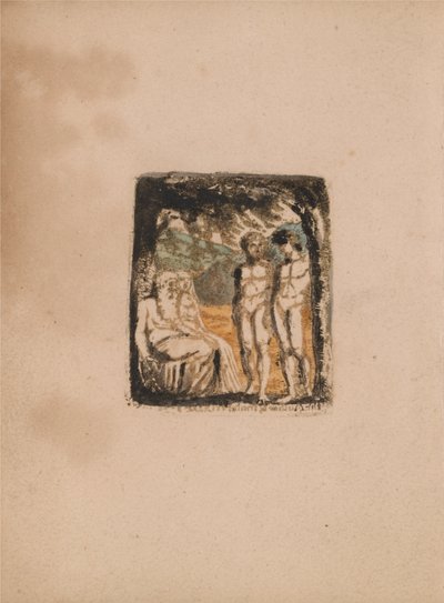 There Is No Natural Religion, Plate 1, Frontispiece (Bentley a1) by William Blake