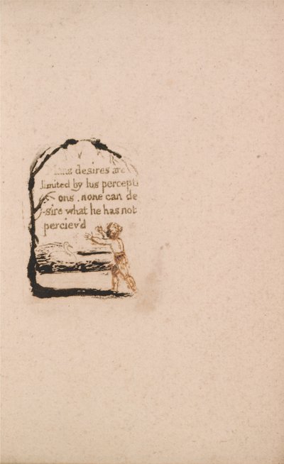 There Is No Natural Religion, Plate 7, V Man