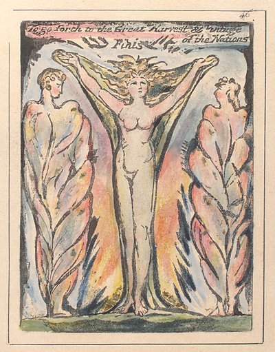 To Go Forth to the Great Harvest & Vintage of the Nations by William Blake
