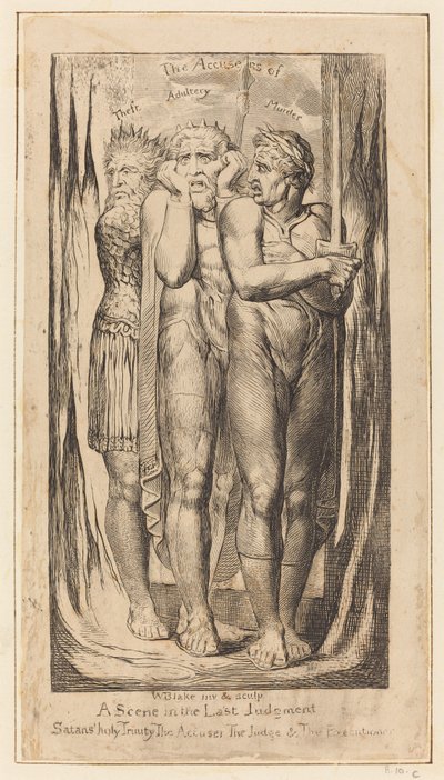 War The Accusers of Theft, Adultery, Murder by William Blake