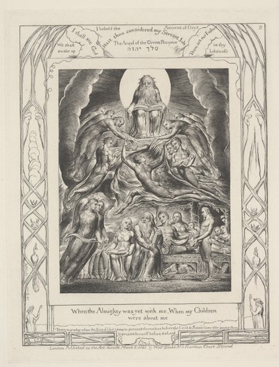 When the Almighty was yet with me, When my Children were about me by William Blake