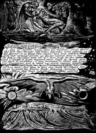William Blake, English Mystic, Poet, Painter and Engraver by William Blake
