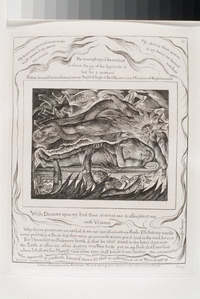 With Dreams Upon My Bed Thou Scarest Me by William Blake