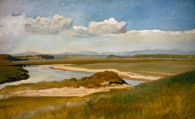 A View of the Tiber near Rome by William Blake Richmond
