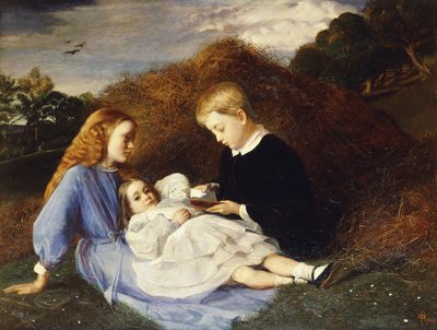 Amy, Dorothea and Hungerford Wren Hoskyns, 1863 by William Blake Richmond