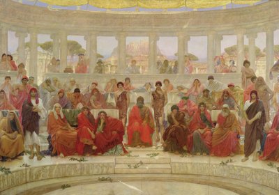 An Audience in Athens During Agamemnon by Aeschylus by William Blake Richmond