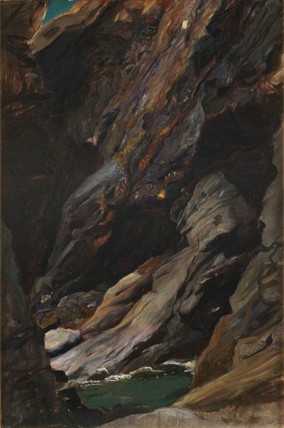 Rocks at Tintagel by William Blake Richmond