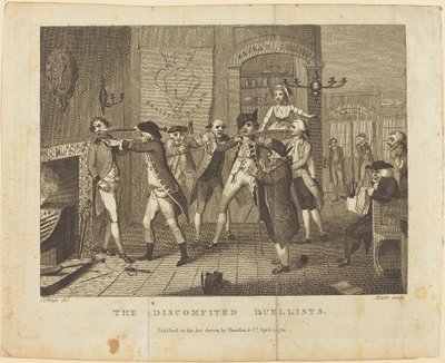The Discomfited Duellists by William Blake after Samuel Collings