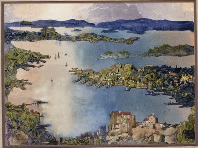 A Land-locked Sea (Sydney Harbour), c.1895 by William Blamire Young
