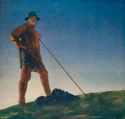 The Shepherd hears the Guns at Dawn, c1910, c1932 by William Blamire Young