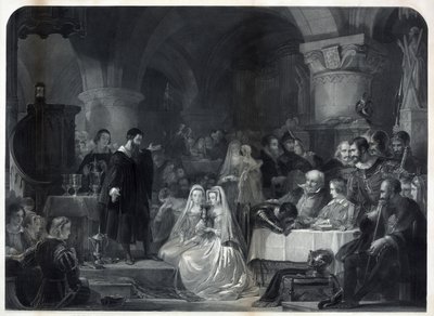John Knox administering the first Protestant Communion by William Bonner