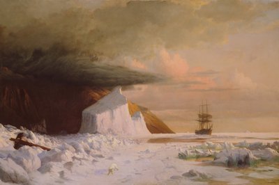 An Arctic Summer: Boring Through the Pack in Melville Bay, 1871 by William Bradford