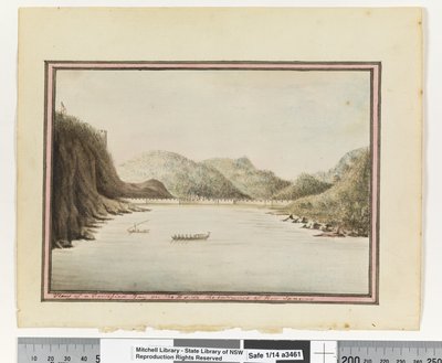 View of a Fortified Bay on the E Side the Entrance of Rio Janeiro by William Bradley