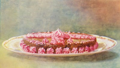Coffee Cake with Raspberry Cream by William Bradshaw Handforth