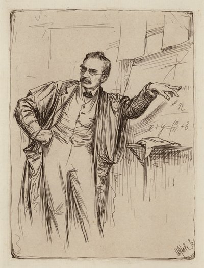 George Chrystal, Professor of Mathematics by William Brassey (after) Hole