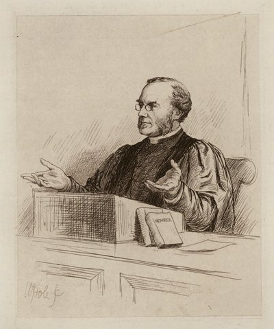 Malcolm Campbell Taylor, Professor of Divinity and Ecclesiastical History by William Brassey (after) Hole