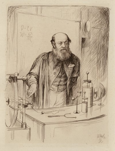 Peter Guthrie Tait, Professor of Natural Philosophy by William Brassey (after) Hole
