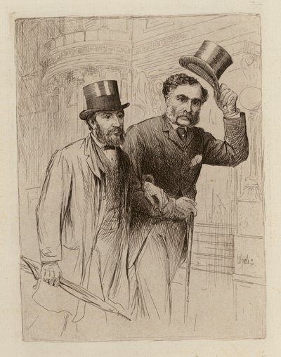 Thomas Smith Clouston, Lecturer on Mental Diseases; Douglas Argyll Robertson, Lecturer on Diseases of the Eye by William Brassey (after) Hole
