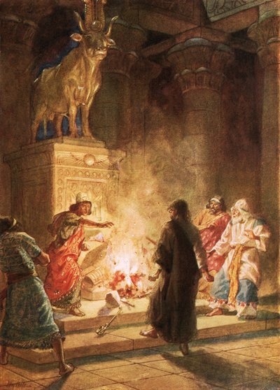 A Prophet of God Denounces the Idolatry of Jeroboam by William Brassey Hole