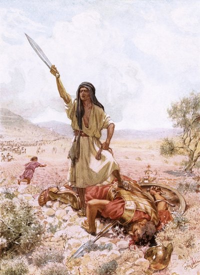 David and Goliath by William Brassey Hole