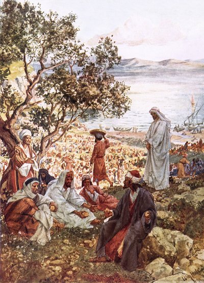 Feeding the multitude by William Brassey Hole