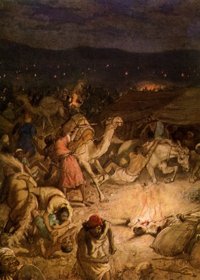 Gideon in the Camp of the Midianites by William Brassey Hole