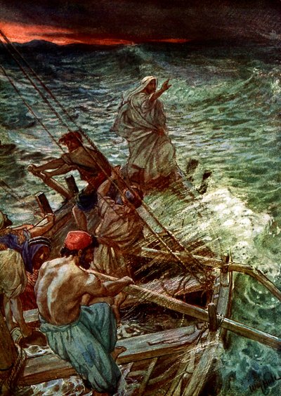 Jesus Calms the Storm by William Brassey Hole
