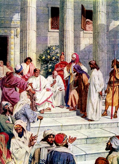 Jesus is taken to Pontius Pilate by William Brassey Hole