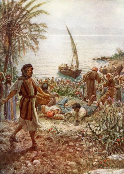 Jesus Preaches The Parable of the Sower - Bible by William Brassey Hole