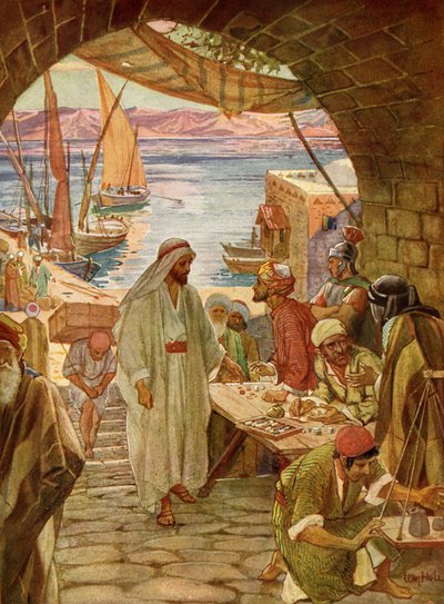 Matthew (Levi) is Called Upon to Become a Disciple - Bible by William Brassey Hole