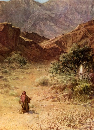 Moses and the Burning Bush by William Brassey Hole