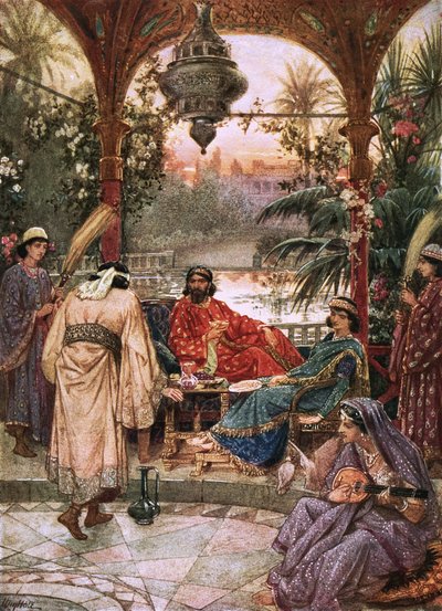 Nehemiah Makes His Petition to Artaxerxes by William Brassey Hole