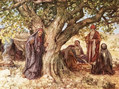 Sarai Overhearing the Renewal of the Promise by William Brassey Hole